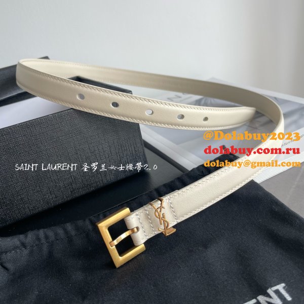 7 Star Best SAINT LAURENT 1:1 MirrorS BELT FOR SALE 20MM/30MM