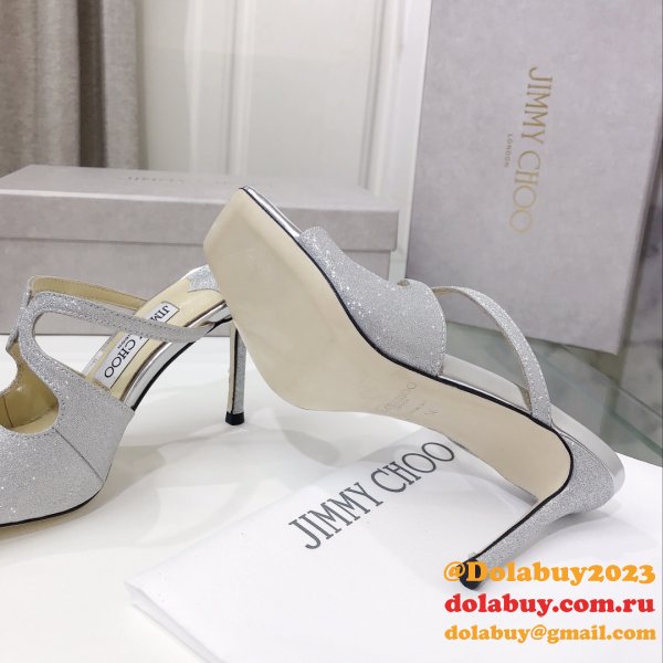 Heel: 8.5 cm Anise 75 Knockoff Sandals Jimmy Choo Shoes