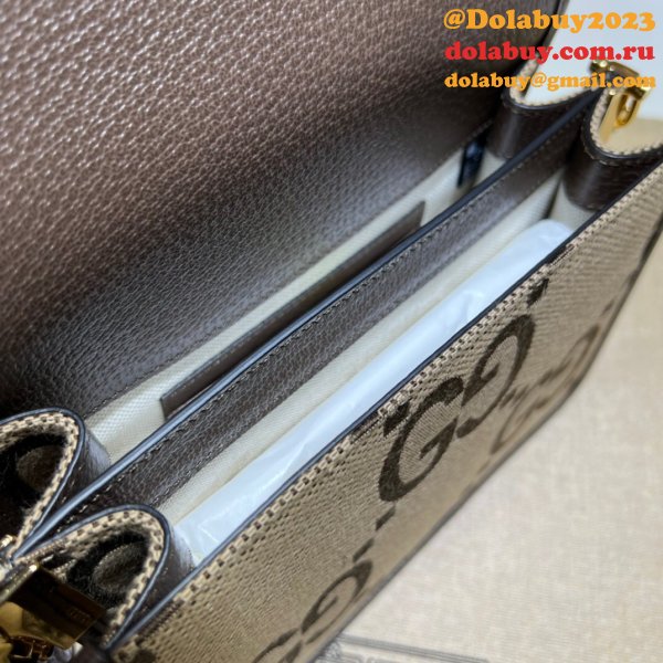 Gucci High Quality Inspired Jumbo GG Canvas Shoulder 699438 Bag