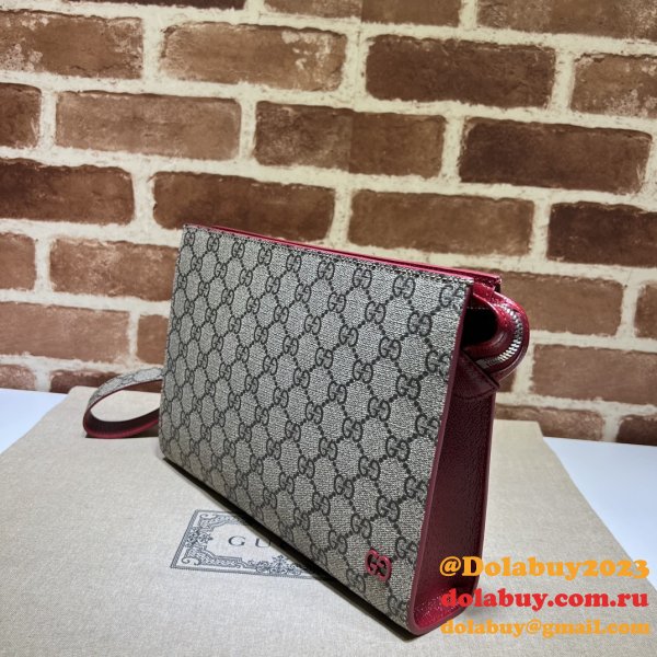 Pouch 1:1 Gucci Clutches Knockoff GG Detai 768255 Cheap Bag