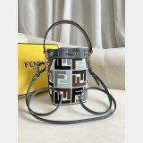 Knockoff Wholesale Fendi Mon Tresor FF small BUCKET BAG