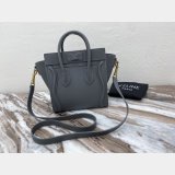 Celine UK Luggage nano shopper handbag Shoulder Gray bag