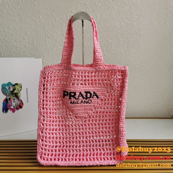 Top Quality PRADA Raffia tote bag Luxury