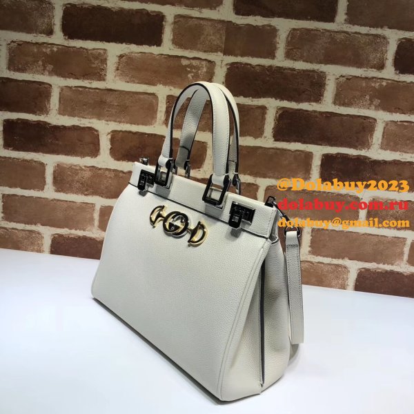 High Quality Leather Gucci 569712 Zumi Small Top Handle Copy Bag