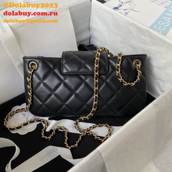 AAA+ 1:1 Mirror AS4611 Baguette Black Bags Online Sale