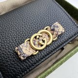 Wallet Interlocking G Gucci Top UKs 746059 Python Bag