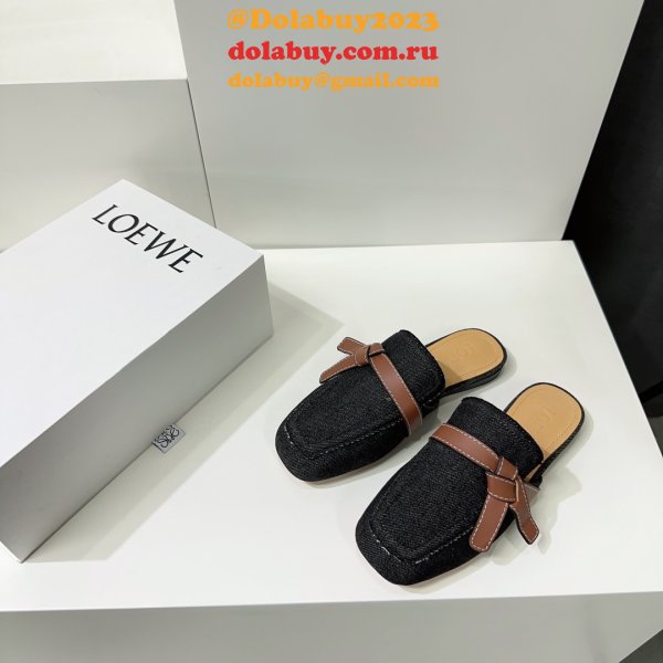 Loewe Cheap Gate Mule Slippers High Quality Shoes