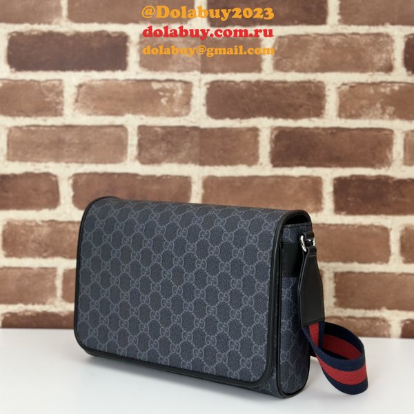 Gucci Fakes 792124 GG Supreme Crossbody Ophidia Men Bag