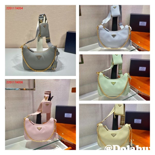 Top Quality Prada Handbags Cheap Highest Quality For Leather Hobo Re-Edition You