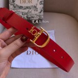 High Quality Christian Dior AAA Belts red/black/brown 30mm 1:1 Mirror