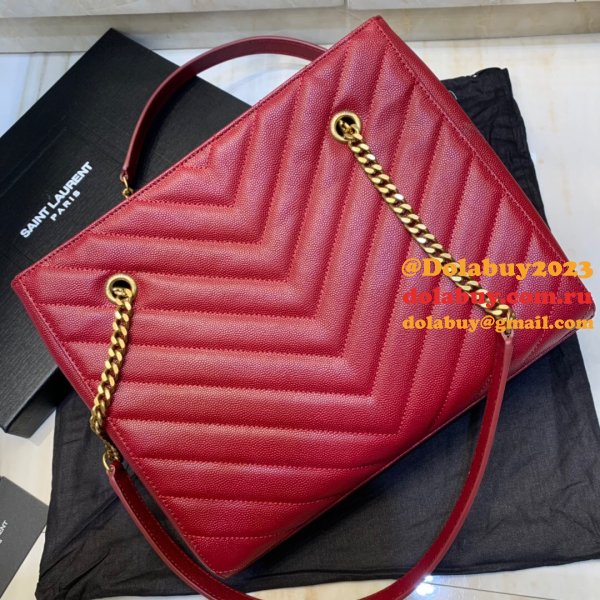 Shop Ysl Fake Saint Laurent Red and Black