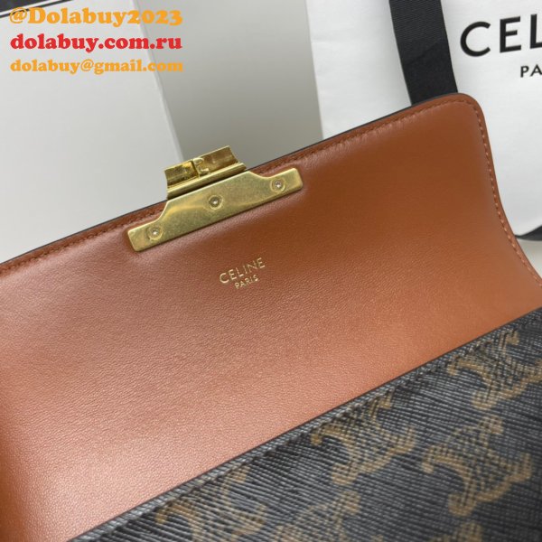 Fake CELINE RIOMPHE 20.5CM chain bag