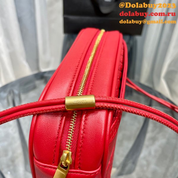 AAA+ YSL 64899 Red/White/Black Victoire camera bag High Quality