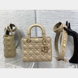 Designer DIOR LADY 17/20CM BAG LAMBSKIN