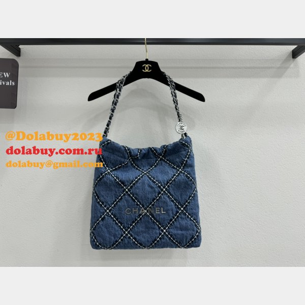 Wholesale CHANEL 22 denim bag AS3260