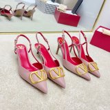 Valentino 1:1 Mirror Slingback Garavani Vlogo Pumps Wholesale Shoes