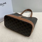 Copy SMALL CELINE TRIOMPHE CANVAS CABAS bag