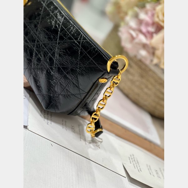 High Quality Christian Dior Paris Diorstar Hobo shoulder bag black High Quality bag