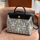 Designer Hermes Herbag Cabine Zip 31CM Pig-Nose Online  Bags