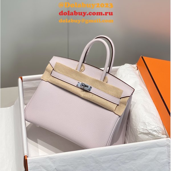 HERMES BIRKIN 25CM HALF HUMAN HANDMADE STICHING Replica