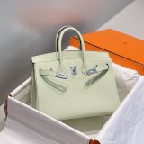 HERMES BIRKIN 25CM HALF HUMAN HANDMADE STICHING Replica