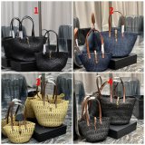 YSL Cheaps Food Basket Tote 1:1 Mirror 685618/688221 High Quality Bag