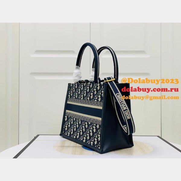 Copy Dior Book tote with strap new 1286 all size