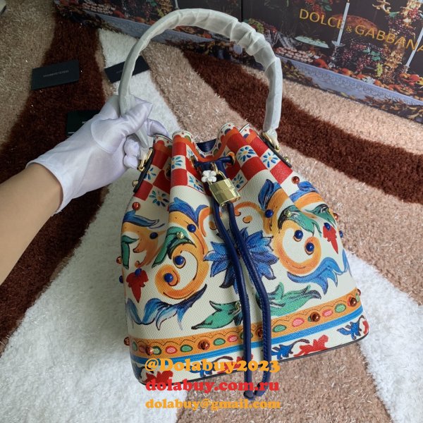 Multicolor Majolica 5500 Bucket Sling 7 Star Dolce & Gabbana Bag