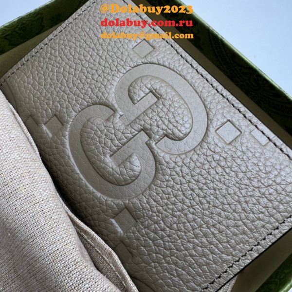 Top Quality Gucci Luxury 739478 Jumbo GG Card Case Wallets