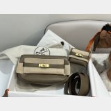 Designer hermes kelly moove 17cm swift leather Inspired bag