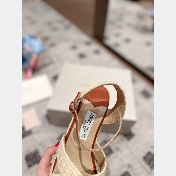 Dellena 95 Wedges Beige Perfect Jimmy Choo 7 Star Shoes