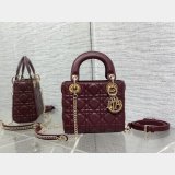 UK DIOR lambskin mini lady bag 17cm