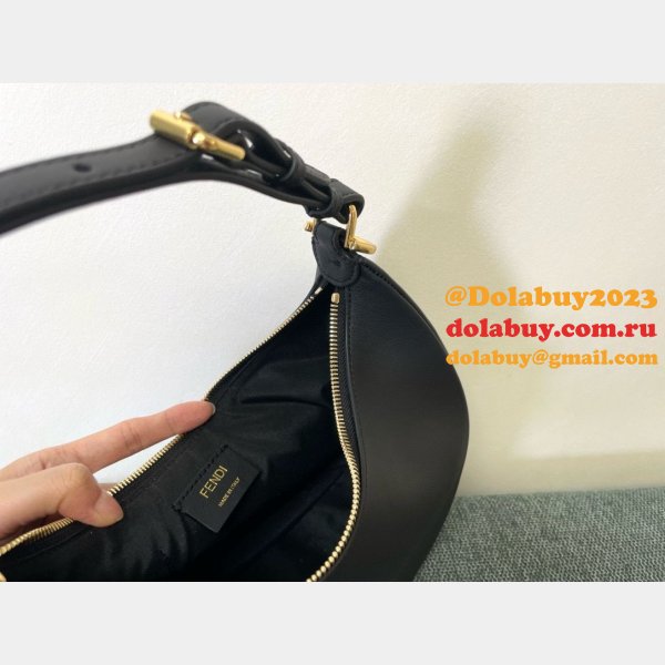 UK Fendi Fendigraphy leather shoulder hobo bag