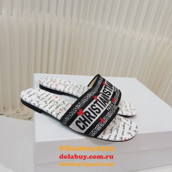 Luxury dior Dway Slide DUPLICATE slipper