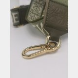 Luxury Loewe Anagram double-sided embroidered shoulder strap