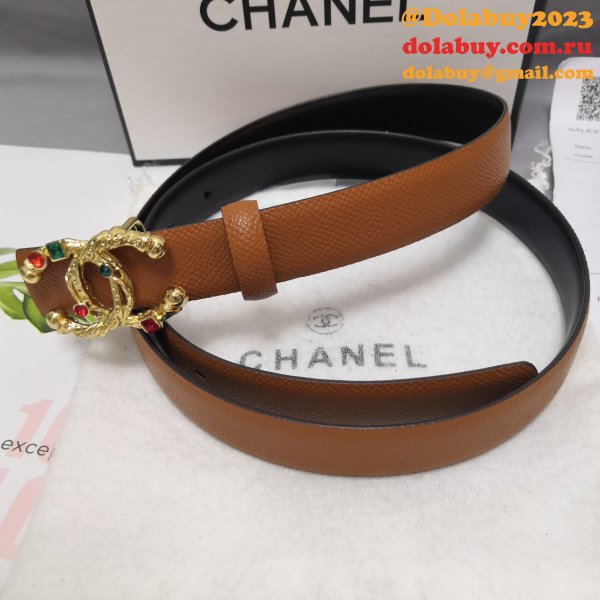 7 Star Fake CC Double C Belt Width 2.5cm 1101