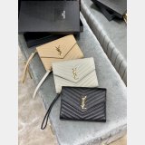 Buy UK YSL Saint Laurent Monogram Clutch 617662 Quilted Grain