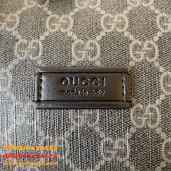 AAA+ On Sale Gucci 474131 GG Black carry-on duffle Bag