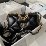 Luxury Flap Shiny Lambskin 19 AS1160 7 Star Handbag 26CM