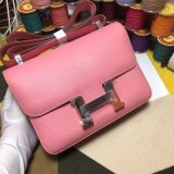 Hermes Constance Bag 23cm Epsom Leather Pink Replica