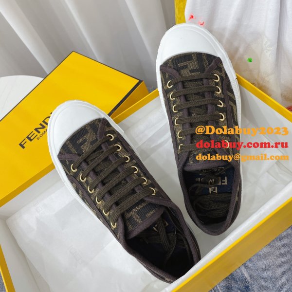 1:1 Fake Domino Fendi Shoes Website to Get Knockoff Sneakers