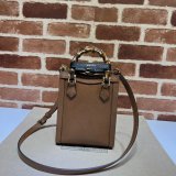 Gucci Luxurys Diana 1:1 Mirror Tote Perfect 739079 Bag