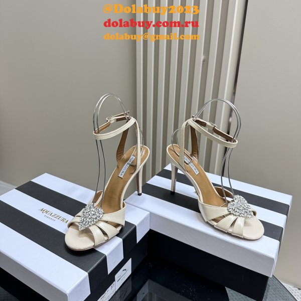 Wholesale Top Quality Aquazzura Heels 8.5cm Sandals Perfect Shoes