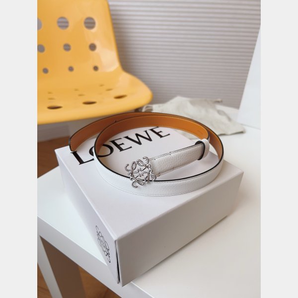 Luxury Inspired Loewe Anagram 2.0cm Width Fashions Belt