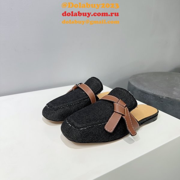 Loewe Cheap Gate Mule Slippers High Quality Shoes