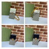 Wholesale Best Gucci 658229 Padlock mini bag in beige and ebony GG Supreme