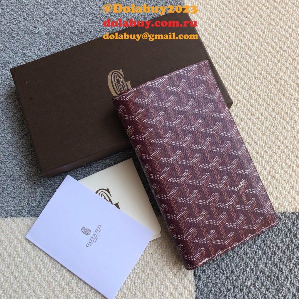 High Quality Goyard Multi-Color Ticket Top Wallet Best