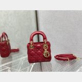 Luxury Fashion Dior Micro Lady 1:1 Mirror 12CM Bag