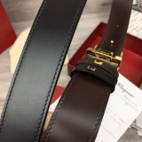 Copy Designer Salvatore Ferragamo 35 mm Black Belts