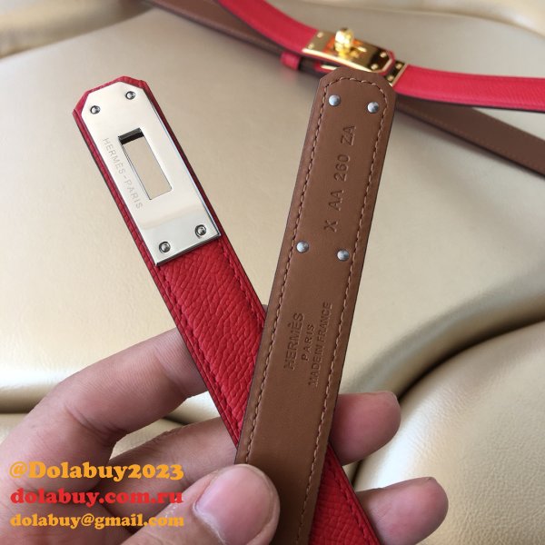 Inspired hottest selling hermes kelly thin belt 17mm